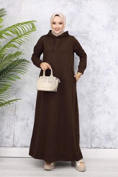 TRENDTESETTÜR ΓΥΝΑΙΚΕΙΟ ΚΑΦΕ ΦΟΡΕΜΑ ΜΕ ΚΑΠΟΥΝΤΣΟ T 2405