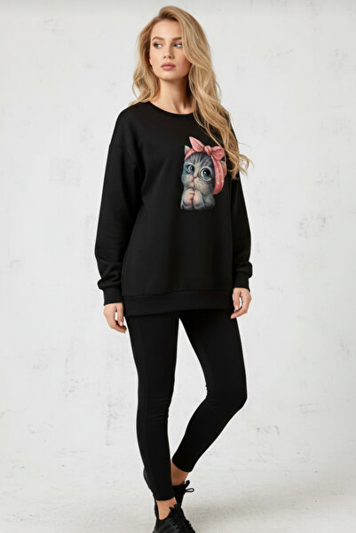 UNCİA OUTDOORS Φούτερ Unisex Oversize με στάμπα