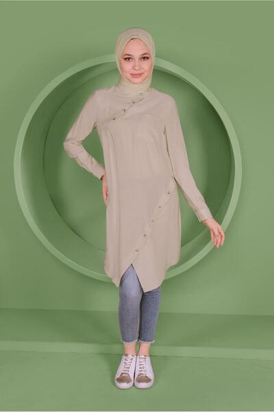 Alvina Buttoned Pocket Detail Tunic 41378