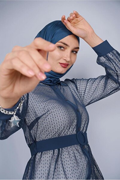 Alvina Size Button Towel Tunic 41400