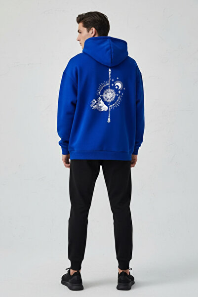 UNCİA OUTDOORS Φούτερ Unisex με στάμπα με κουκούλα