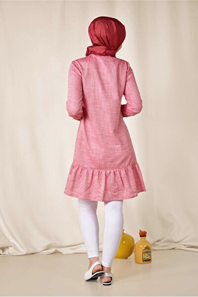 Alvina Cotton Skirt Flounce Tunic 4148