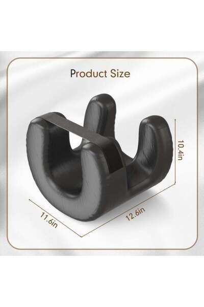 fulina Beauty Anti-Wrinkle Pillow,with Massage,11.6x12.6x10.4 in,for Side & Face Down Sleepers,Black