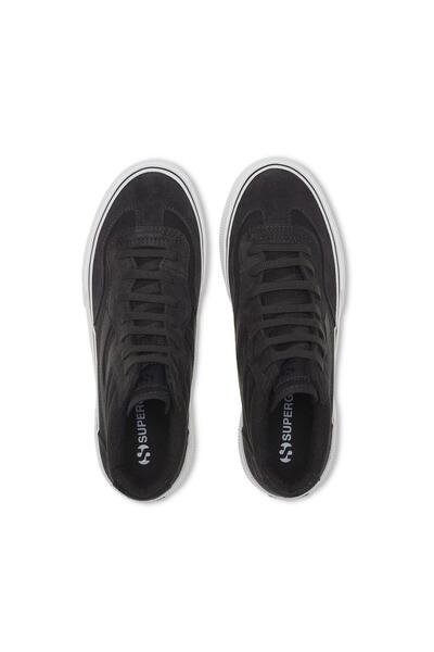 Superga 3141 Revolley Mid Platform Kadın Siyah Platform Sneaker