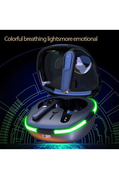 Choice سماعات أذن رياضية لاسلكية بتقنية بلوتوث TWS Pro60، مزودة بميكروفون وخاصية إلغاء الضوضاء، باللون الأسود