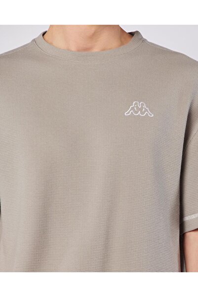 Kappa Logo Pronton Erkek Gri Regular Fit Tişört