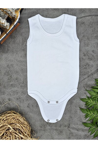 vieso 5-Piece Cotton Snap Fastener Baby Bodysuit Undershirt Economical for Girls and Boys