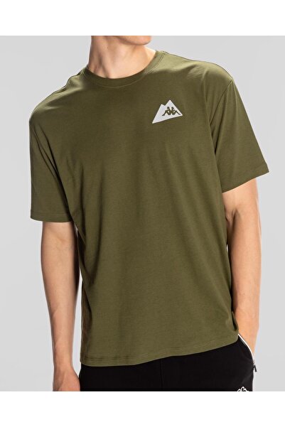 Kappa Ανδρικό μπλουζάκι Kunio Khaki Regular Fit