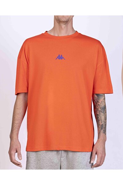 Kappa Authentic Goldes Men's Orange Regular Fit T-Shirt