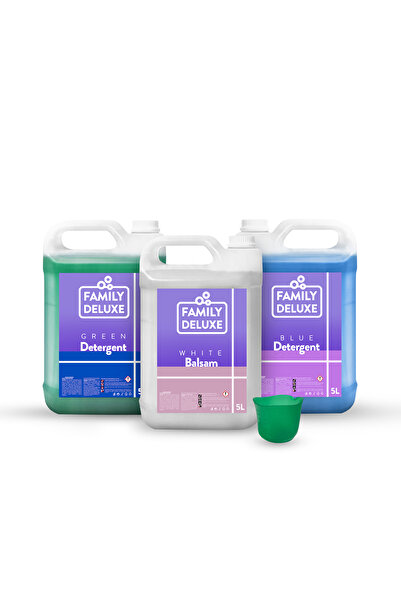 Family Deluxe Pachet 10L Detergent + 5L Balsam