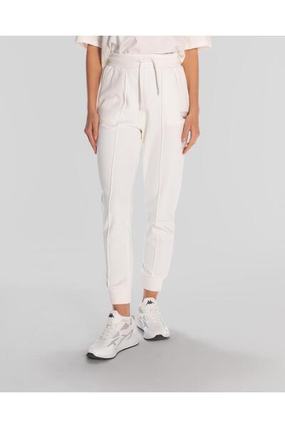 Kappa Authentic Jemima Pants Kadın Beyaz Regular Fit Eşofman Altı