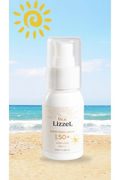 LizzeL SUNSCREEN CREAM SPF 50+ UVA+UVB PA+++ GÜNEŞ KREMİ