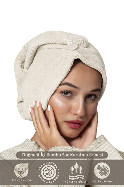 Ellia Soft Елегантна сушарка для волосся з товстої мікрофібри | Сушарка для волосся | Рушник для волосся | Рушник для сушіння волосся