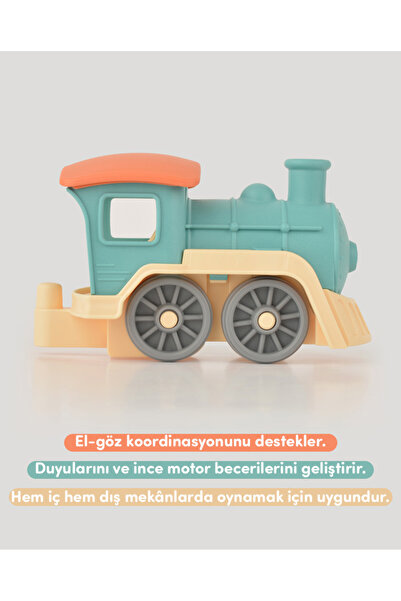 lets be child Lc Bej Oyuncak Tren Lokomotif