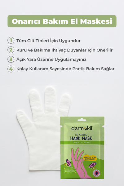 Dermokil Onarıcı El Maskesi 30 Ml 2 ' Li Set