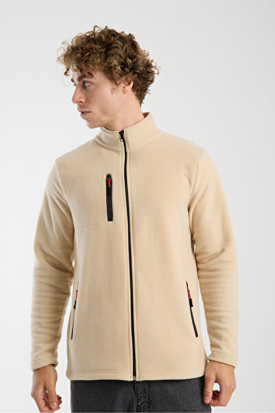 KAPHONE Unisex Fleece Full Zipper 3 Pocket Fleece Jacket