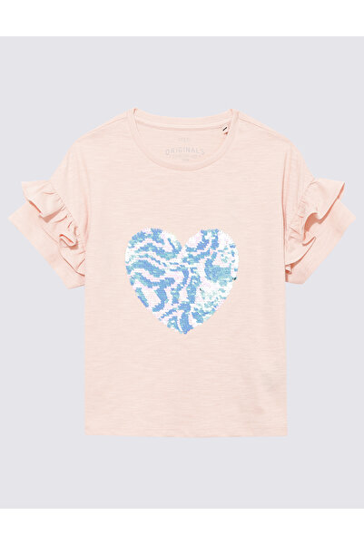 Marks & Spencer Saf Pamuklu Kısa Kollu T-Shirt (2-8 Yaş)