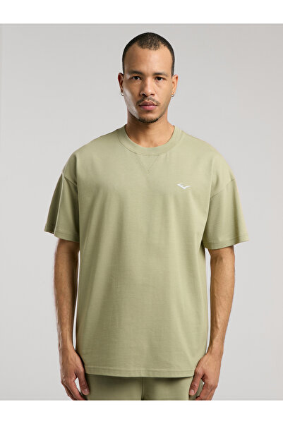 EVERLAST Ever Classics Oversize Зелена чоловіча футболка з принтом на спині