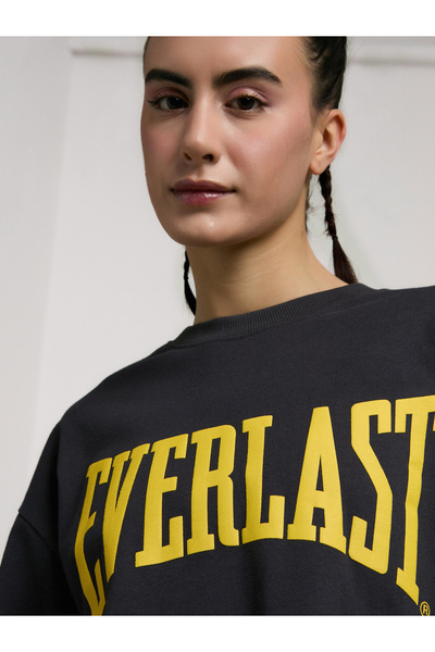 EVERLAST Ever Classics Wmn Oversize Füme Kadın Tişört