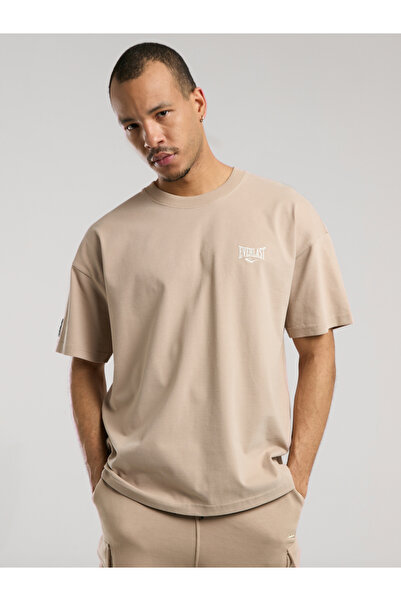 EVERLAST Ανδρικό μπλουζάκι Ever Essentials Oversize Sand