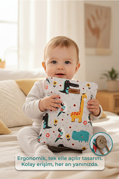 HAMUR Anne Bebek Bakım Çantası Yenidoğan Alt Açma Değiştirme Düzenleyici Çantası Organizer Animal