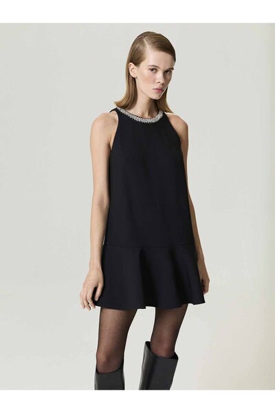 Nocturne Volanlı Mini Elbise