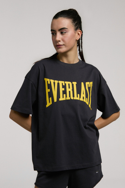EVERLAST Ever Classics Wmn Oversize Füme Kadın Tişört