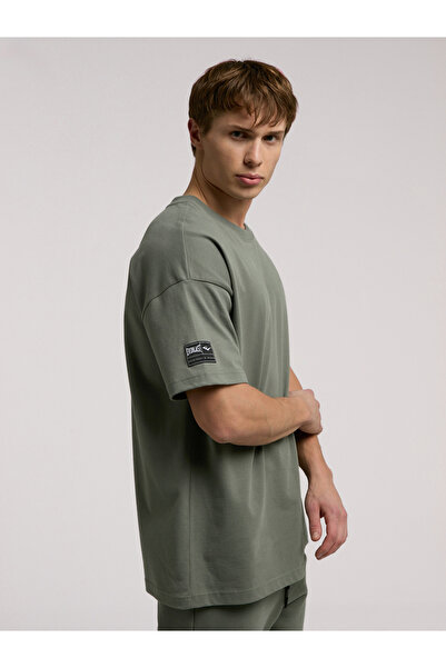 EVERLAST Ανδρικό μπλουζάκι Ever Essentials Oversize Khaki