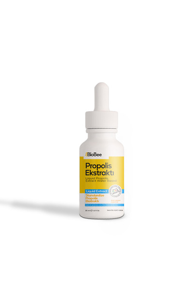 BioBee Sıvı Propolis Alkolsüz ve Glutensiz Extract Liquid 30 ml. (Gaga Sprey Hediyeli)
