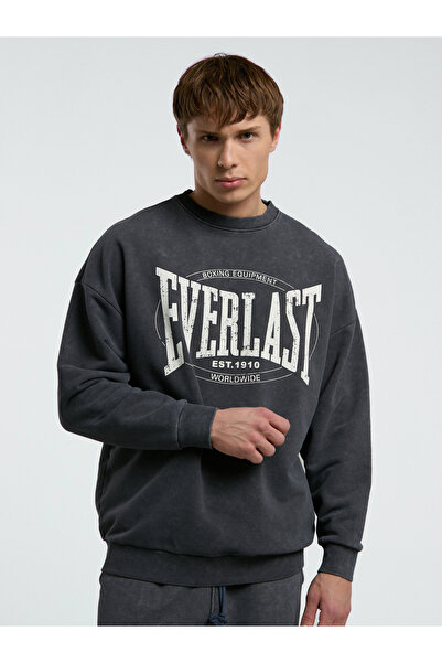 EVERLAST Автентична велика футболка для боксу Antrasit Erkek