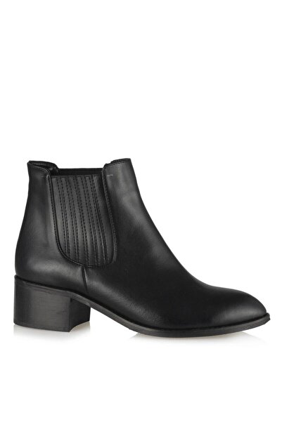 37Numara Büyük Numara Kadın Bot Siyah 41-42-43-44 Büyük Numara