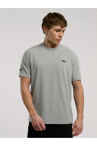 EVERLAST Ανδρικό μπλουζάκι Ever Essentials Regular Grey Melange