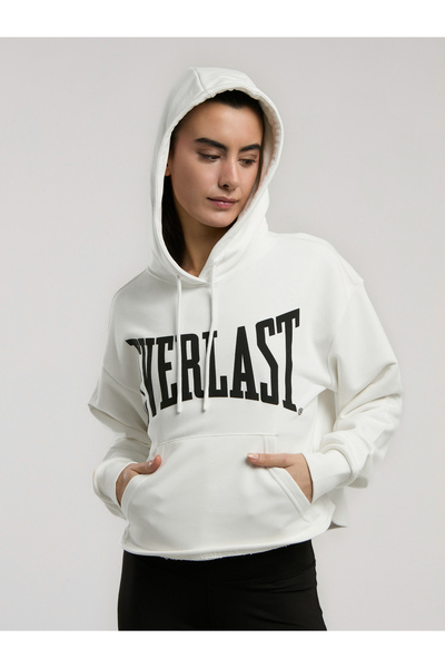 EVERLAST Ever Classics Wmn Beyaz Kadın Kapüşonlu Sweatshirt