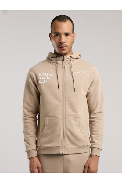 EVERLAST Боксерський клуб Regular Kum Чоловічий світлий світшот на блискавці ...