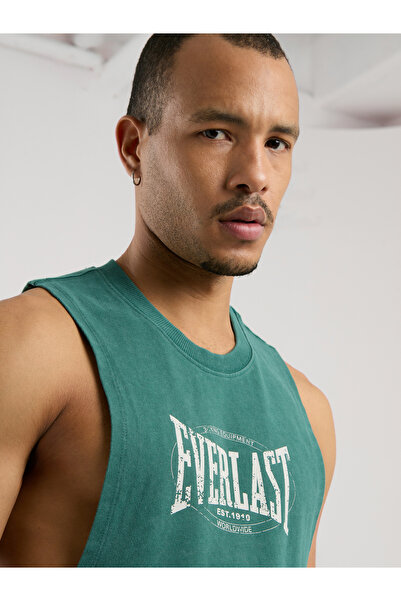 EVERLAST Authentic Boxing Oversize Dark Green Men's Tank Top