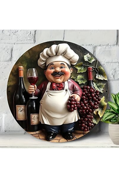 Choice4 طبق خشبي دائري بتصميم فانتازي للشيف ثنائي الأبعاد مقاس 8 بوصات، مطبوع...