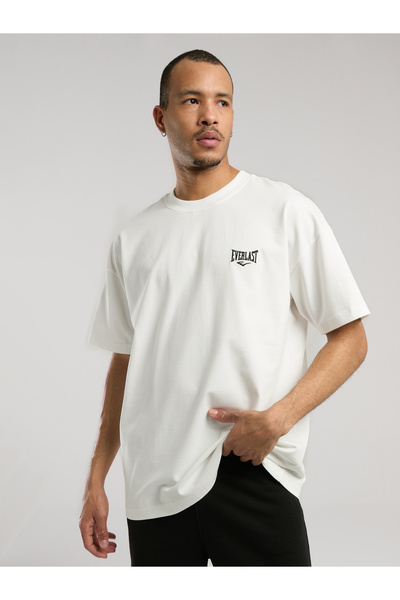EVERLAST Ever Essentials Oversize Beyaz Erkek Tişört