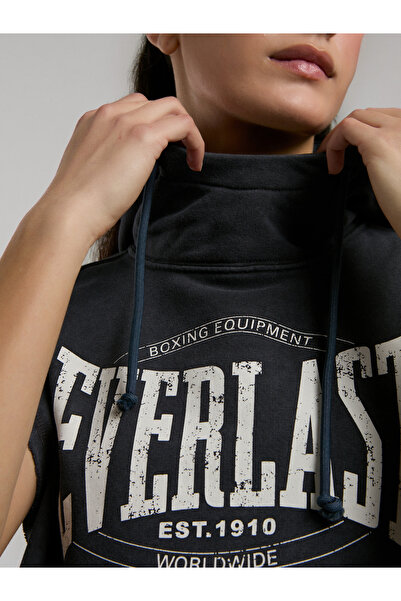 EVERLAST Αυθεντικό Boxing Wmn Oversize Anthracite γυναικείο αμάνικο φούτερ