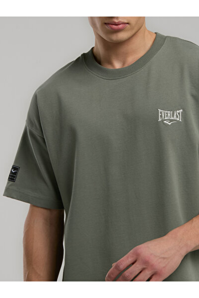 EVERLAST Ανδρικό μπλουζάκι Ever Essentials Oversize Khaki