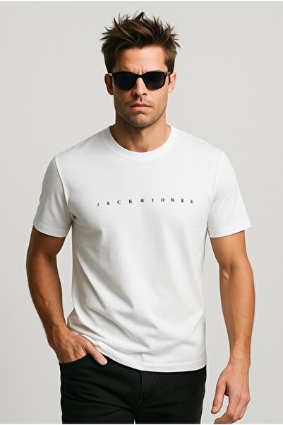 Jack & Jones Ανδρικό ανδρικό μπλουζάκι με στρογγυλή λαιμόκοψη Jack&jones Star