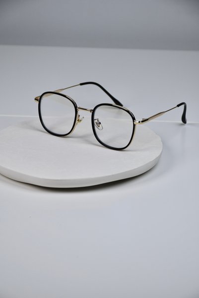 LOOKUP NEW Aura Oval 47 Ekartman Bone Transparent Women Men Unisex Blue Light Protection Screen Glasses Eyewear