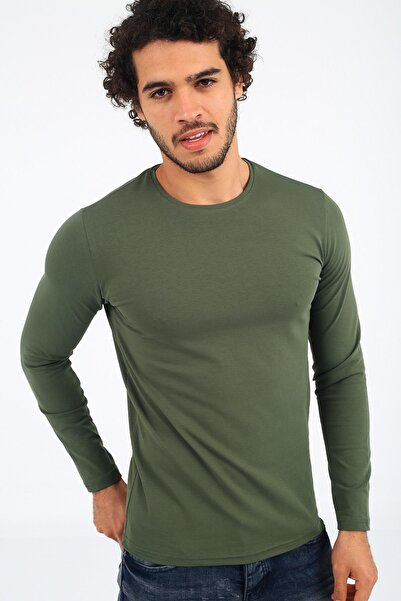 Oksit Mys Lion 4013 Slim Fit Lycra Long Sleeve Basic Sweat