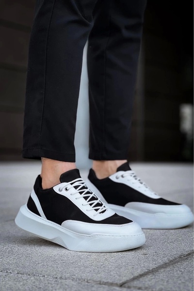 aradimtaradim Ba0354 Casual Lace-Up Men's High White Piece White Sole Sneakers
