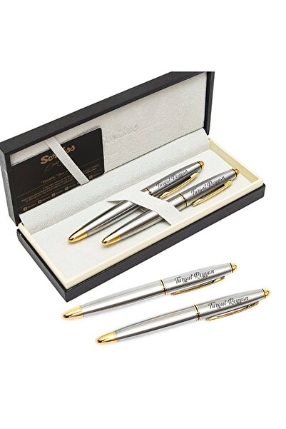 Scrikss Scrickss Knight 88 Kişiye Özel 2'li Roller ve Dolma Kalem Seti