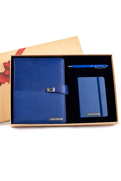Kalemedair Kişiye Özel Organizerli Tarihsiz Ajanda Kalem ve Not Defteri Seti ...