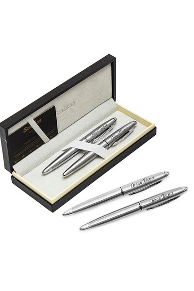 Scrikss Scrickss Knight 88 İsme Özel 2'li Roller ve Dolma Kalem Seti