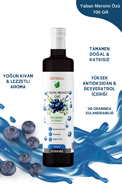 Özüdoğa Pestisit Içermez Analizli Yaban Mersini Özü %100 Doğal 700 gr – Katkı...