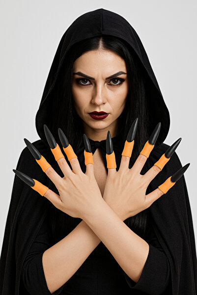 DODOMAR Halloween Halloween Halloween Unghii de vrăjitoare 10 bucăți Latex Ne...