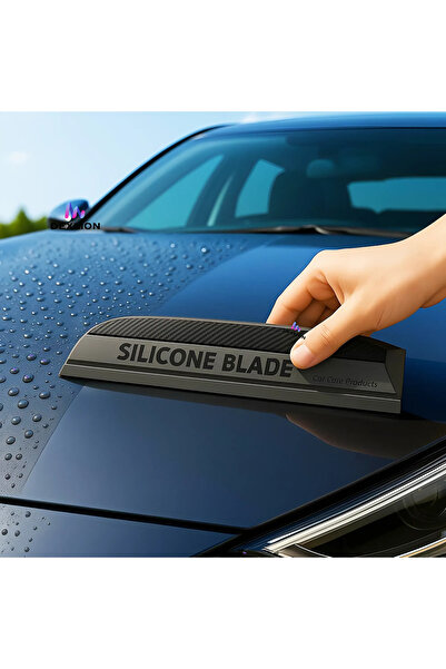 Dexmon Oto Araba Araç Cam Ve Kaporta Su Temizlik Sileceği Çekçek Çizmez Silikon