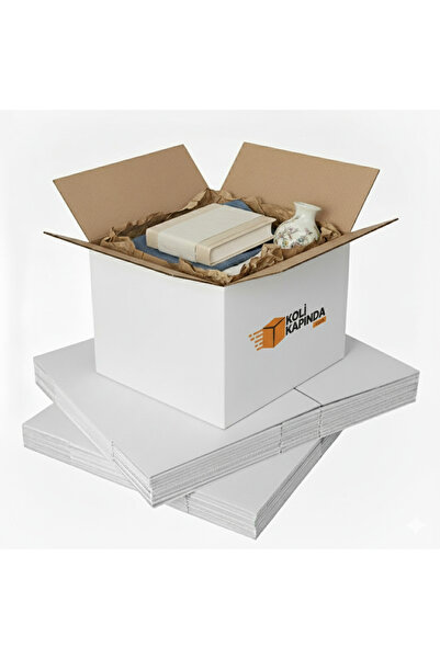 BOXMASTER-KOLİKAPINDA Çift Oluk Taşıma Kolisi Beyaz 1.KALİTE-GRAMAJLI (60x40x...